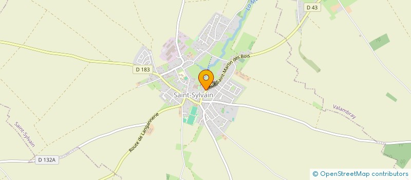 localisation de l'entreprise SELARL PHARMACIE DE SAINT SYLVAIN  SAINT-SYLVAIN