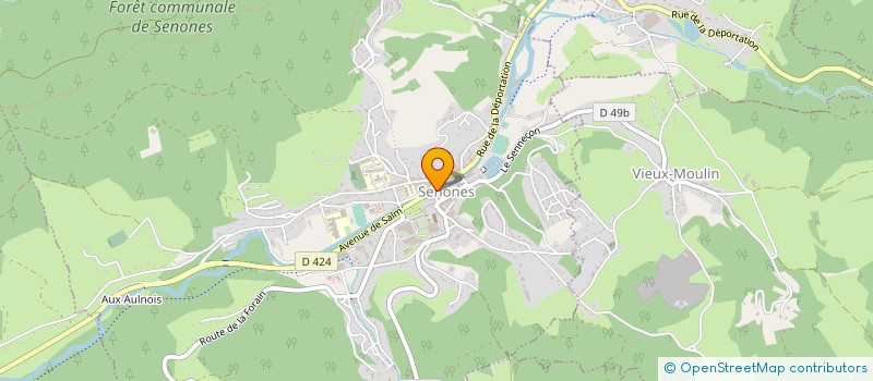 localisation de l'entreprise SELARL PHARMACIE DE SALM  SENONES