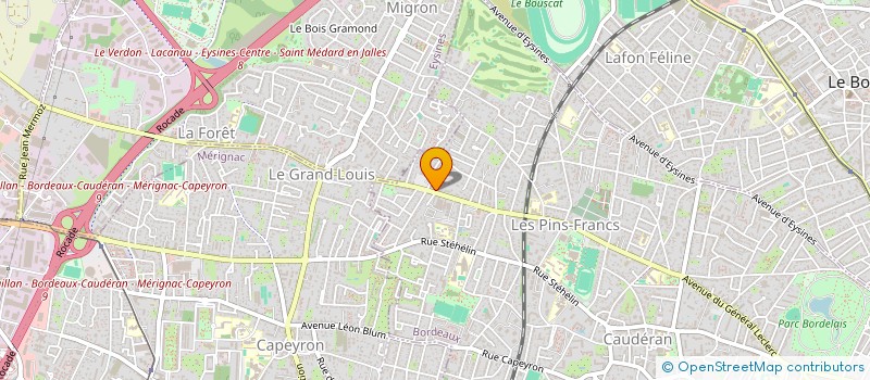 localisation de l'entreprise SELARL PHARMACIE DE TASSIGNY à BORDEAUX