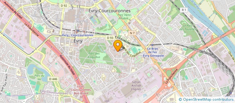 localisation de l'entreprise SELARL PHARMACIE DES EPINETTES à EVRY-COURCOURONNES