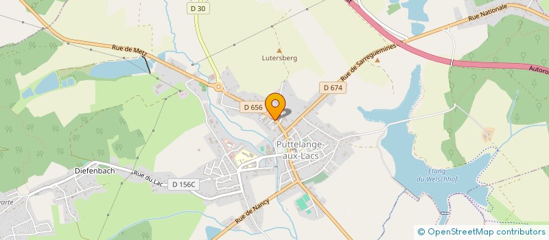 localisation de l'entreprise SELARL PHARMACIE DES LACS  PUTTELANGE-AUX-LACS