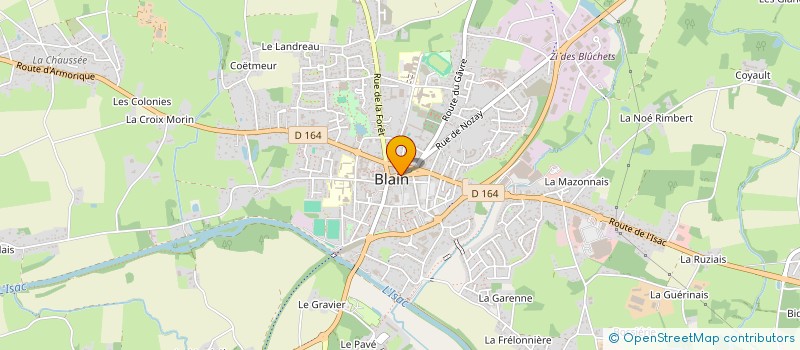 localisation de l'entreprise SELARL PHARMACIE DES LANDES à NOTRE-DAME-DES-LANDES