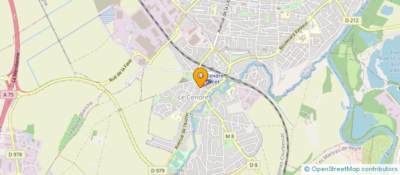 localisation de l'entreprise SELARL PHARMACIE DES MARONNIERS  LE CENDRE