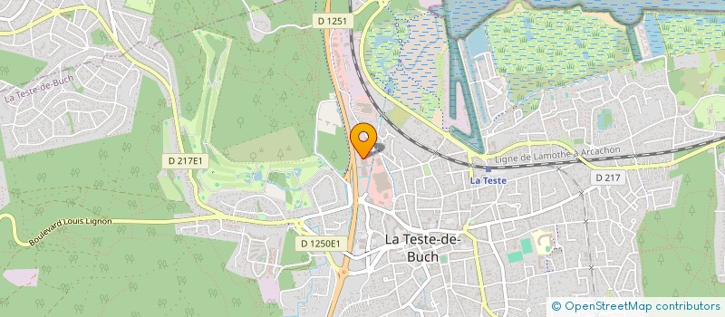 localisation de l'entreprise SELARL PHARMACIE DES MIQUELOTS  LA TESTE-DE-BUCH