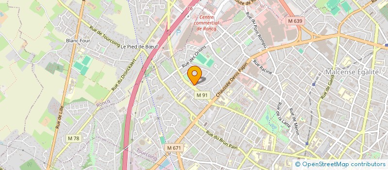 localisation de l'entreprise SELARL PHARMACIE DES ORIONS  TOURCOING