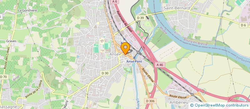 localisation de l'entreprise SELARL PHARMACIE DES PIERRES DOREES  ANSE