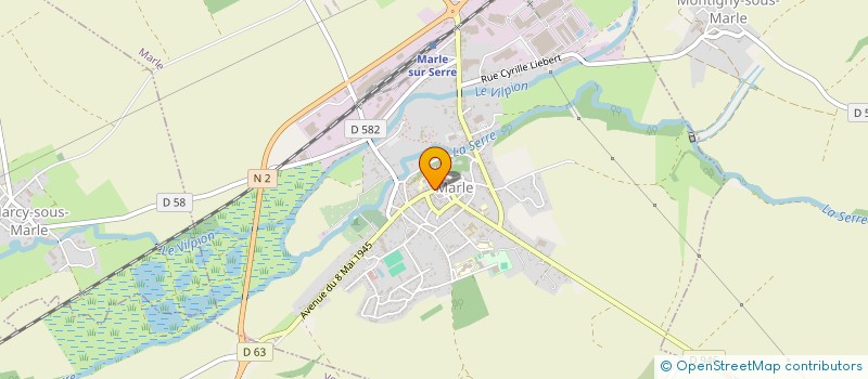 localisation de l'entreprise SELARL PHARMACIE DES REMPARTS  MARLE