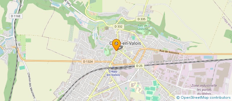 localisation de l'entreprise SELARL PHARMACIE DES REMPARTS  CREPY-EN-VALOIS