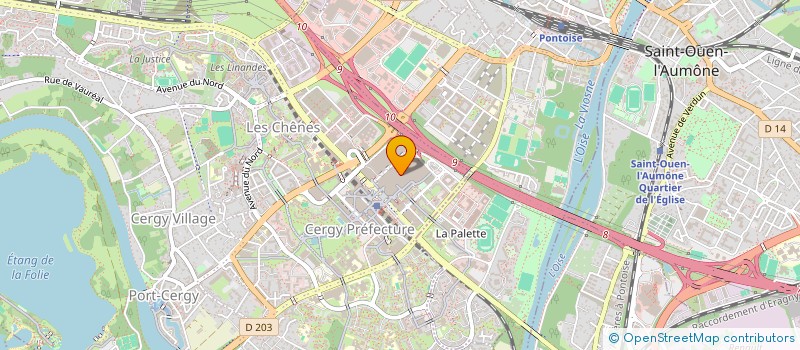 localisation de l'entreprise SELARL PHARMACIE DES TROIS FONTAINES à CERGY