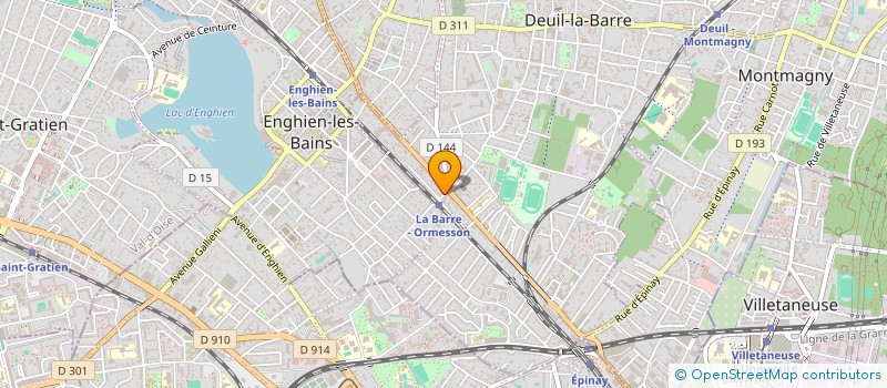 localisation de l'entreprise SELARL PHARMACIE DEY CHEBBI - FAIVRE à DEUIL-LA-BARRE