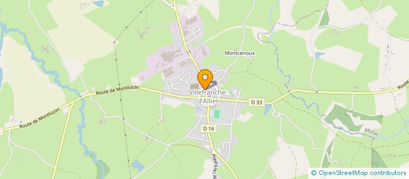 localisation de l'entreprise SELARL PHARMACIE DU BOULET à VILLEFRANCHE D'ALLIER
