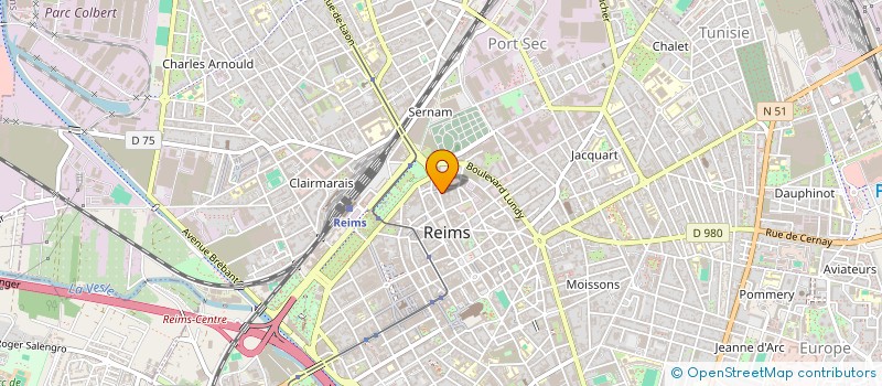 localisation de l'entreprise SELARL PHARMACIE DU BOULINGRIN  REIMS