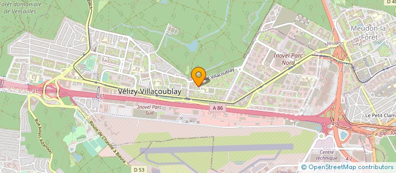 localisation de l'entreprise SELARL PHARMACIE DU CARRE LOUVOIS  VELIZY-VILLACOUBLAY