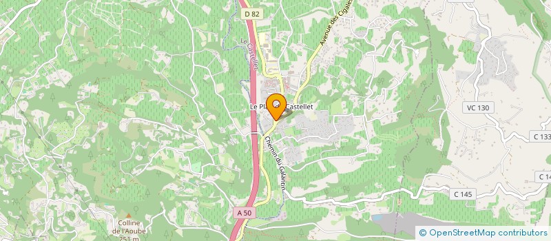 localisation de l'entreprise SELARL PHARMACIE DU CASTELLET  LE CASTELLET