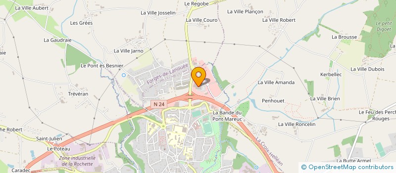 localisation de l'entreprise SELARL PHARMACIE DU CENTRE à JOSSELIN