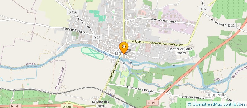 localisation de l'entreprise SELARL PHARMACIE DU CHATEAU à JARNAC