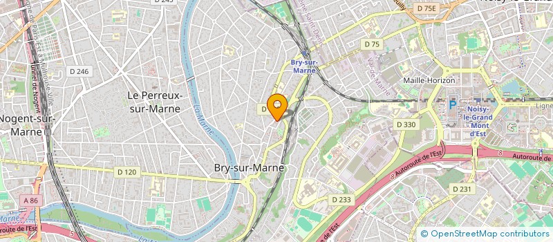 localisation de l'entreprise SELARL PHARMACIE DU COLOMBIER  BRY-SUR-MARNE