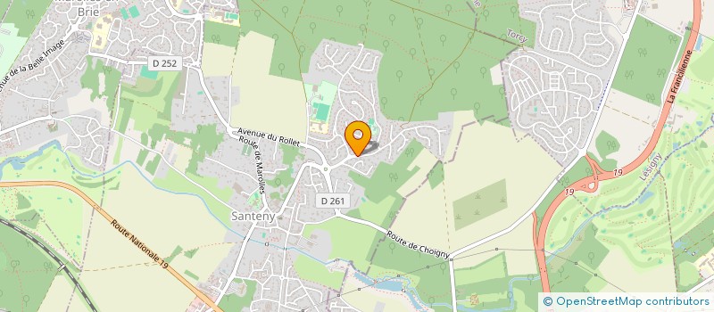 localisation de l'entreprise SELARL PHARMACIE DU DOMAINE  SANTENY