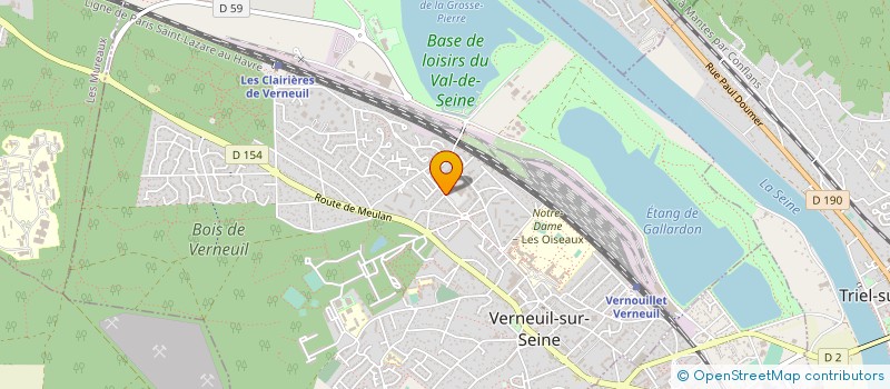 localisation de l'entreprise SELARL PHARMACIE DU MAUPAS  VERNEUIL-SUR-SEINE