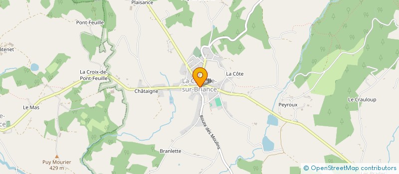 localisation de l'entreprise SELARL PHARMACIE DU MONT GARGAN à LA CROISILLE-SUR-BRIANCE