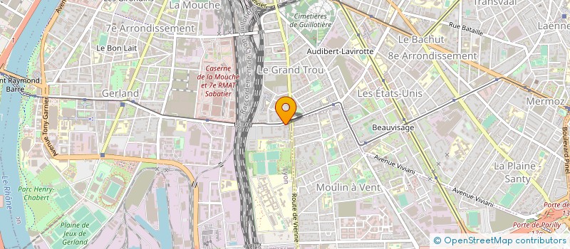 localisation de l'entreprise SELARL PHARMACIE DU MOULIN A VENT  LYON