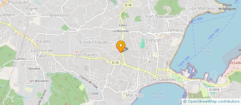 localisation de l'entreprise SELARL PHARMACIE DU PAS DU LOUP à LA SEYNE-SUR-MER