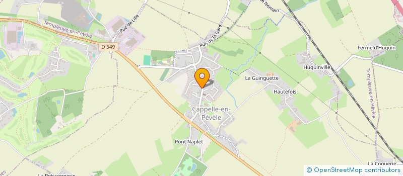 localisation de l'entreprise SELARL PHARMACIE DU PEVELE  CAPPELLE-EN-PEVELE