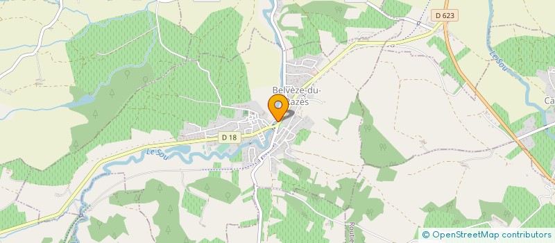 localisation de l'entreprise SELARL PHARMACIE DU RAZES  BELVEZE-DU-RAZES