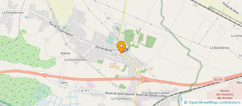 localisation de l'entreprise SELARL PHARMACIE DU SOLEIL  PRINQUIAU