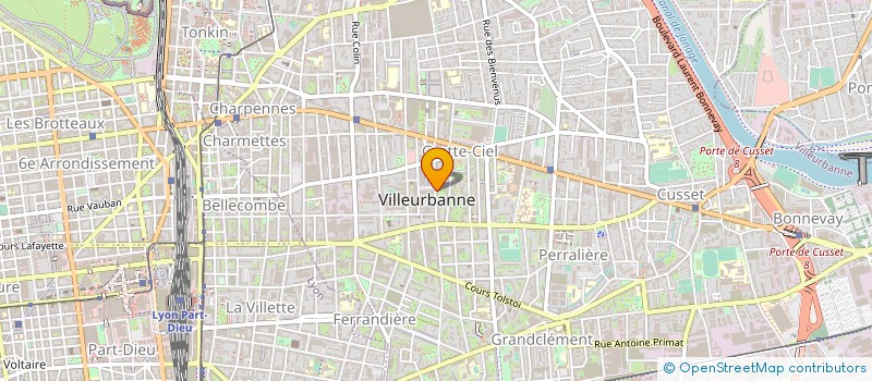 localisation de l'entreprise SELARL PHARMACIE DU THEATRE DE VILLEURBANNE  VILLEURBANNE