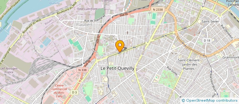 localisation de l'entreprise SELARL PHARMACIE DUBOIS  LE PETIT-QUEVILLY