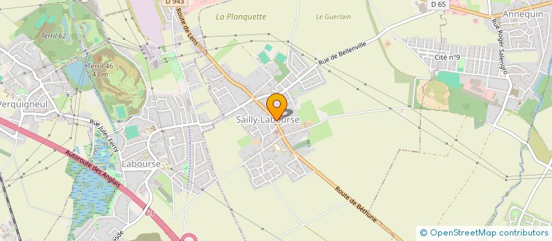 localisation de l'entreprise SELARL PHARMACIE DUMONT  SAILLY-LABOURSE