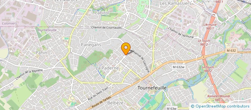 localisation de l'entreprise SELARL PHARMACIE FABREGUETTES  TOURNEFEUILLE