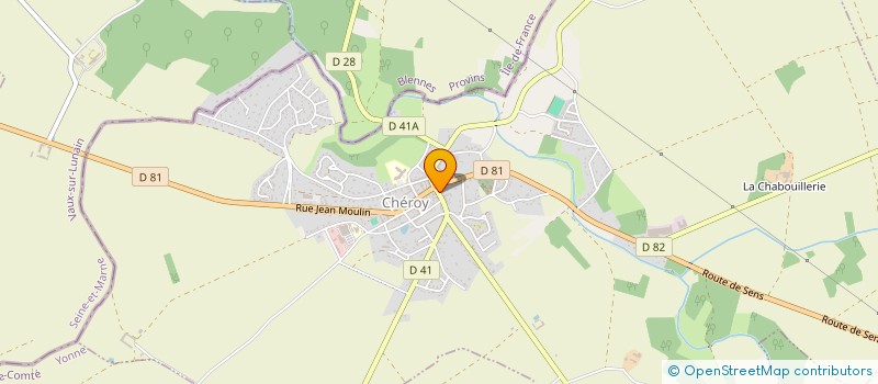 localisation de l'entreprise SELARL PHARMACIE FAIVRE  CHEROY