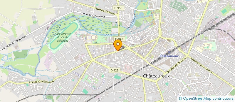 localisation de l'entreprise SELARL PHARMACIE FEAUVEAUX à CHATEAUROUX
