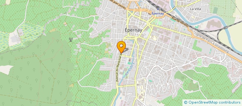 localisation de l'entreprise SELARL PHARMACIE FOCH  EPERNAY