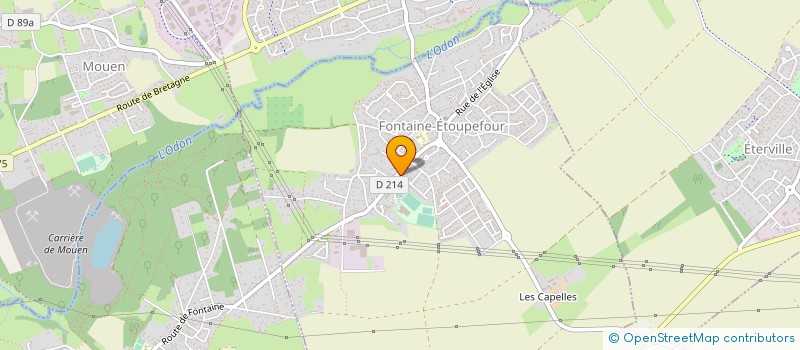 localisation de l'entreprise SELARL PHARMACIE FONTAINOISE  FONTAINE-ETOUPEFOUR