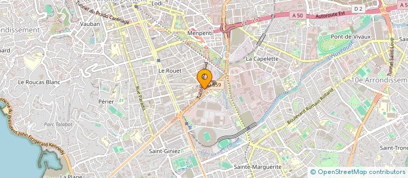 localisation de l'entreprise SELARL PHARMACIE FRANCHI à MARSEILLE
