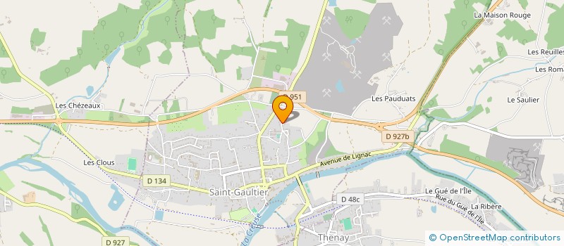 localisation de l'entreprise SELARL PHARMACIE GALTOISE à SAINT-GAULTIER