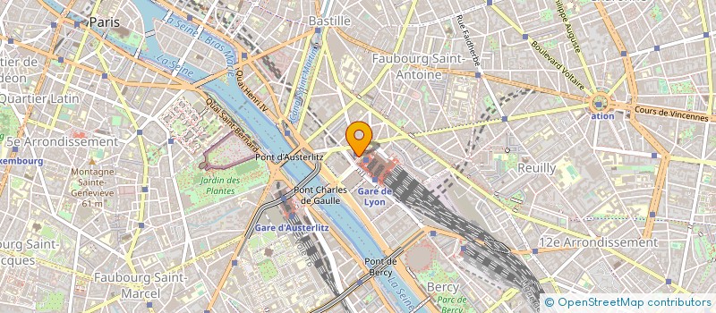 localisation de l'entreprise SELARL PHARMACIE GARE TGV PARIS LYON  PARIS