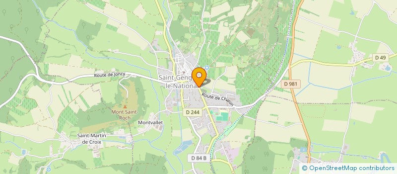 localisation de l'entreprise SELARL PHARMACIE GORASSINI  JONCY