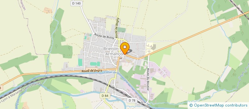 localisation de l'entreprise SELARL PHARMACIE GOUDON  BRIENON-SUR-ARMANCON