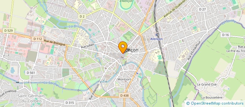 localisation de l'entreprise SELARL PHARMACIE GRIGNON NOTRE DAME à ALENCON
