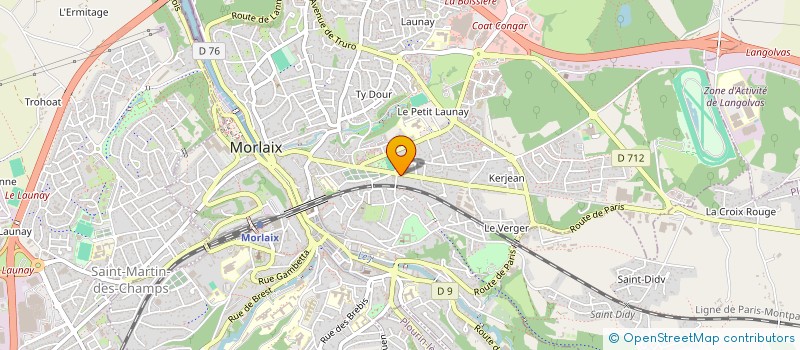 localisation de l'entreprise SELARL PHARMACIE HOURMAN à MORLAIX