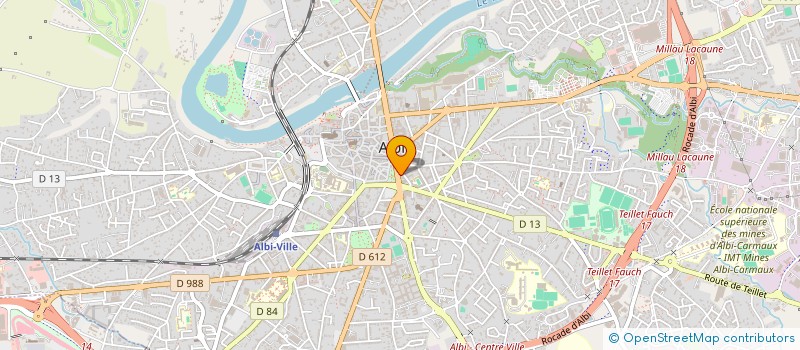 localisation de l'entreprise SELARL PHARMACIE INIZAN ROULLIER à ALBI