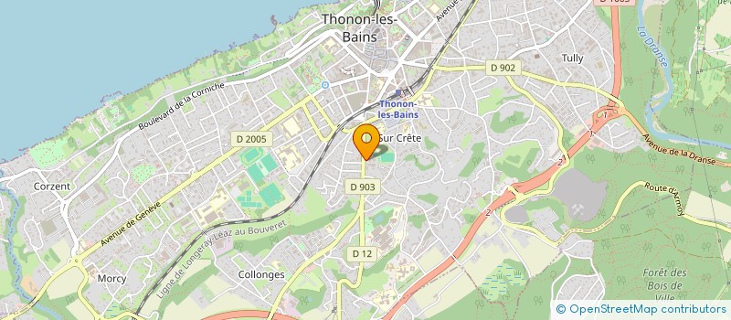 localisation de l'entreprise SELARL PHARMACIE JEANNE à THONON-LES-BAINS