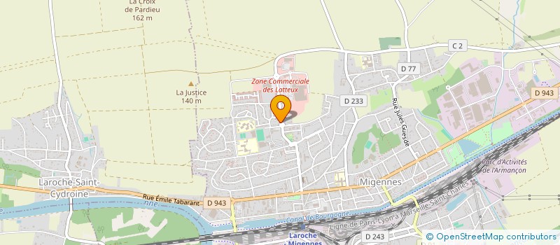 localisation de l'entreprise SELARL PHARMACIE JONQUILLE à MIGENNES