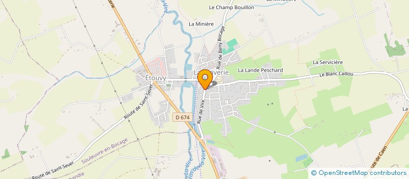 localisation de l'entreprise SELARL PHARMACIE LA GRAVERIE à SOULEUVRE EN BOCAGE