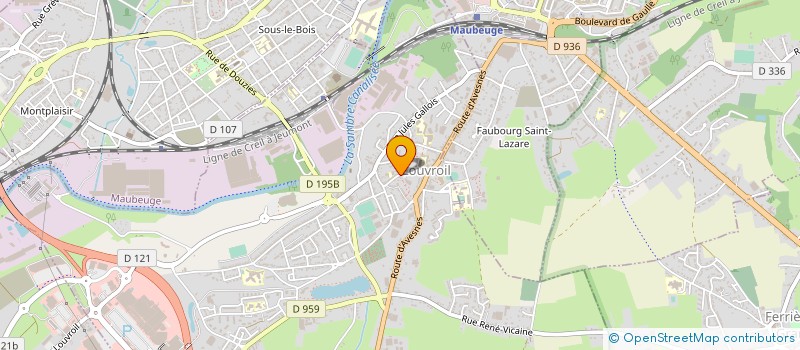 localisation de l'entreprise SELARL PHARMACIE LAFFINEUR  LOUVROIL