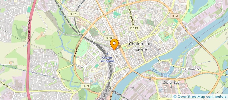 localisation de l'entreprise SELARL PHARMACIE LAGRANGE  CHALON-SUR-SAONE
